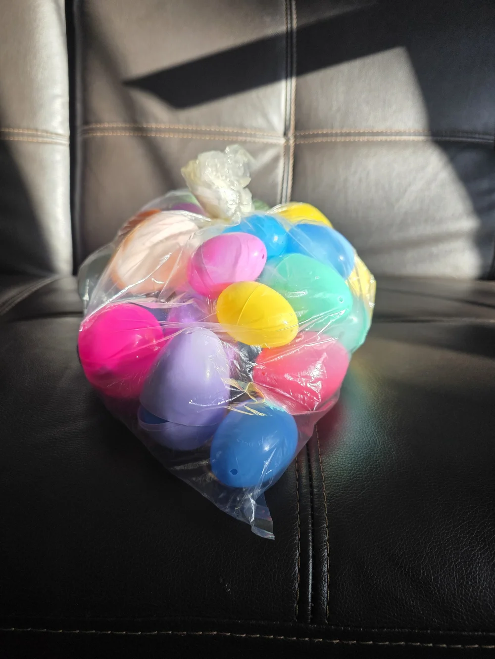 Assorted Plastic Party Eggs - Multicolor Decorative Fillers
